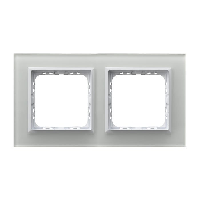 Ospel Sonata ramka szkło białe podwójna