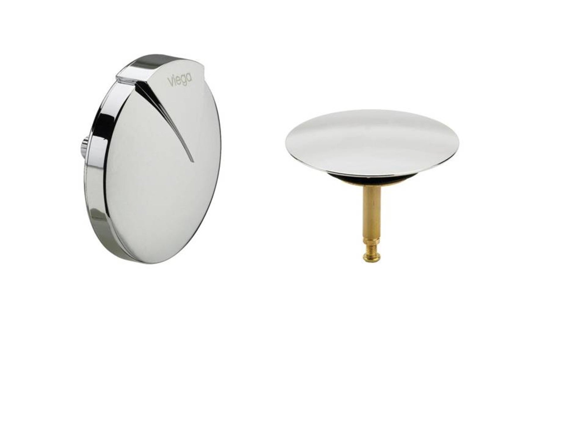 Korek i pokrętło do syfonu Multiplex chrom