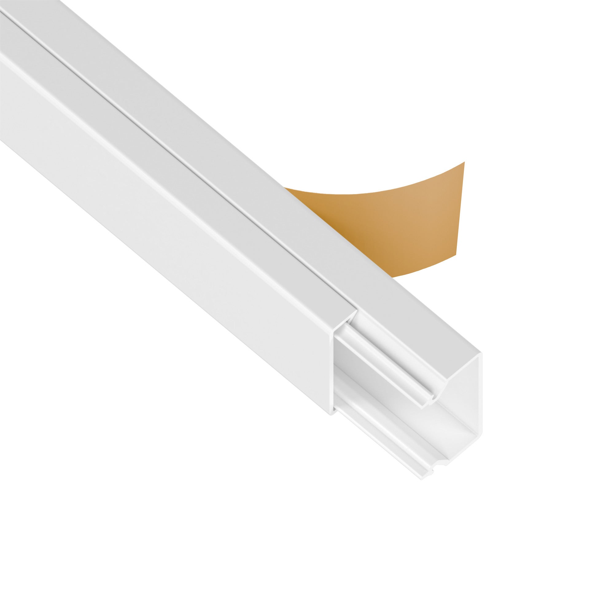 Listwa kablowa MKI UV 11x20mm z taśmą samoprzylepną biała 2m 0