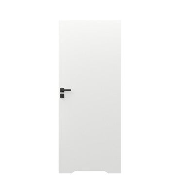 Фото - Міжкімнатні двері Porta Skrzydło łazienkowe Hide 1.1 bezprzylgowe 80 prawe biały 
