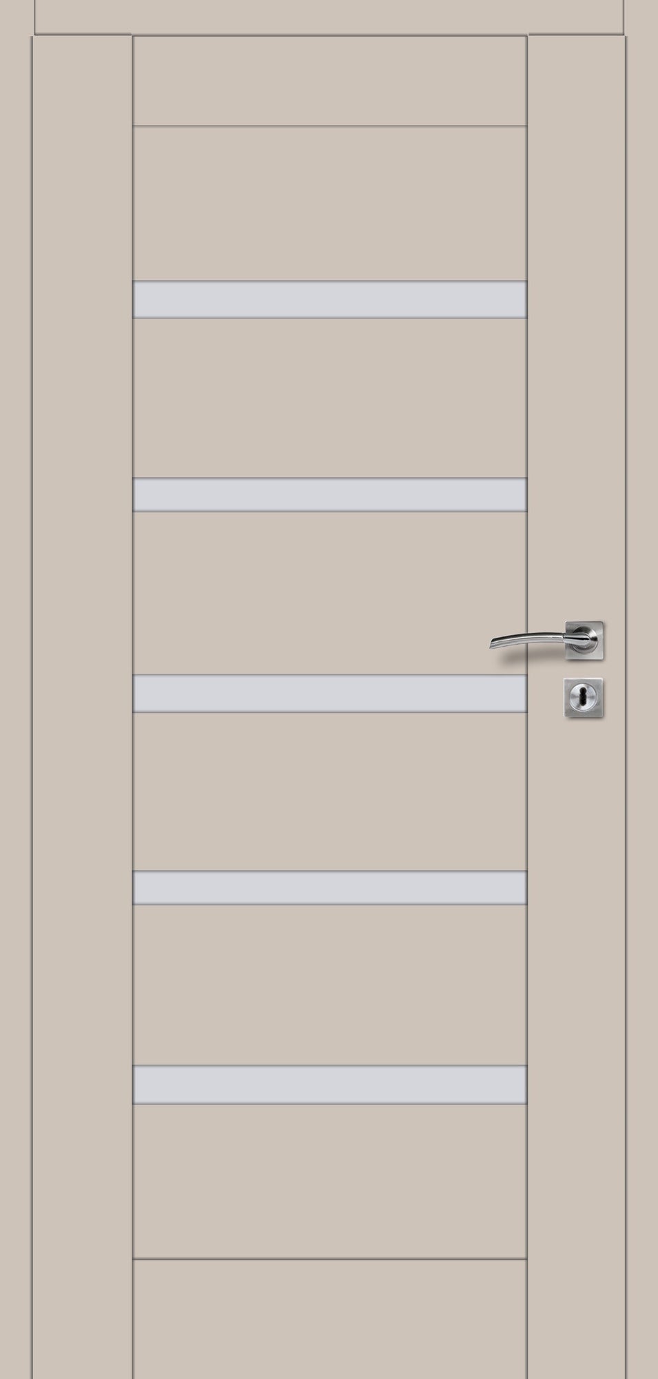 Skrzydło pokojowe Etna 10 bezprzylgowe 90 cm lewe cashmere