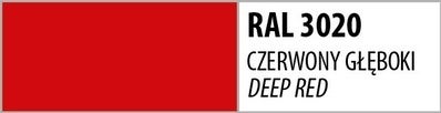 Spray Lakier akrylowy Ambro-Sol czerwony głęboki RAL3020 400ml 1