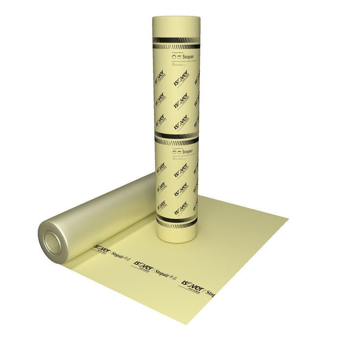 Folia paroizolacyjna Isover Stopair 100 m2 żółta 3x33.3 m