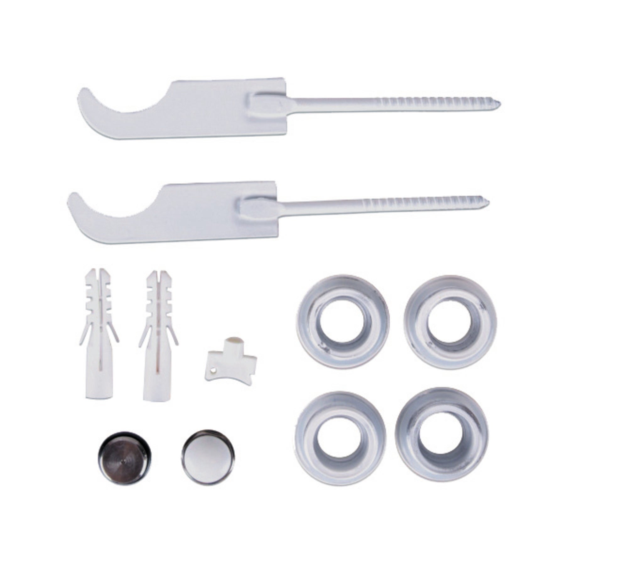 Komplet korków grzejnikowych 1x1/2", z wieszakami