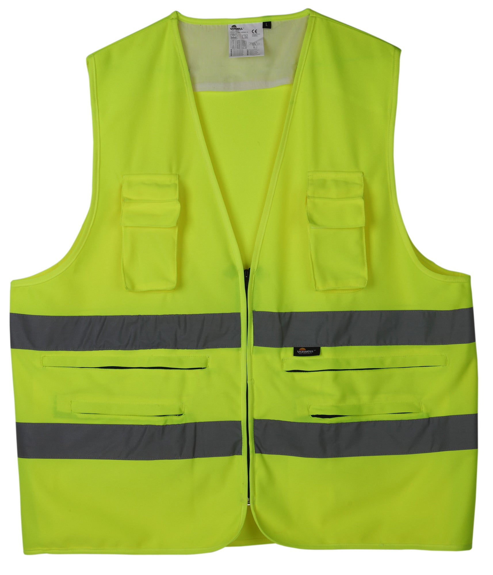 Kamizelka ostrzegawcza żółta Vizwell, rozm. 3XL