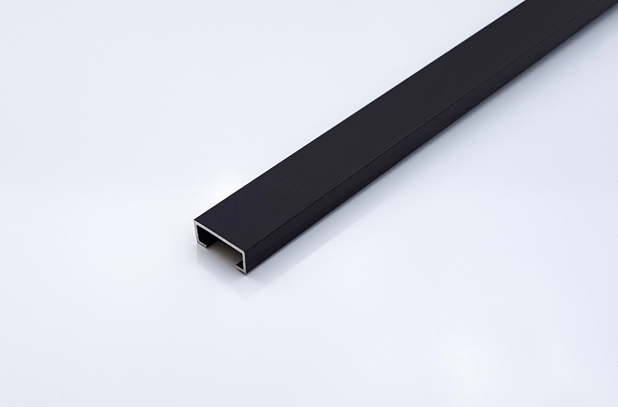 Listwa aluminiowa 1x2x270 cm, black mat brushed SMB20