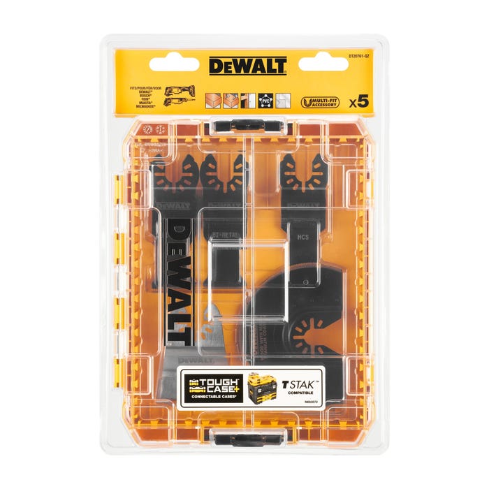 Zestaw tarcz DeWalt do wielofunkcyjnego urządzenia oscylacyjnego - 5szt.