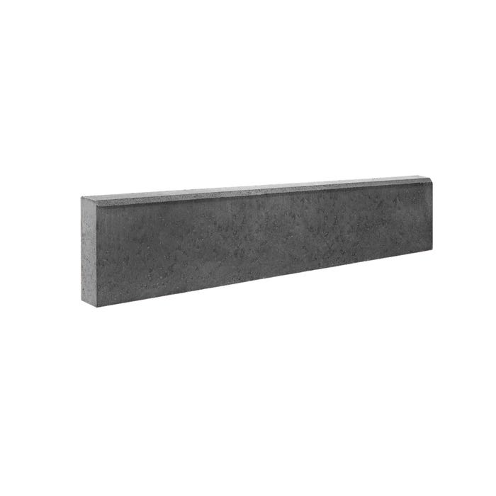 Obrzeże chodnikowe Bruk-Bet grafitowe 100x20x6 cm