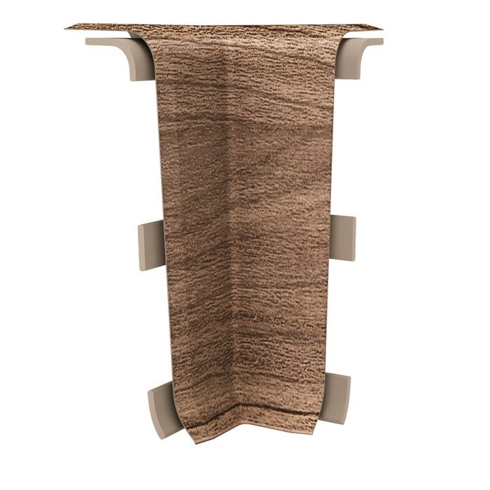 Narożnik wewnętrzny do listew przypodłogowych Esquero Duo 661 115x55x21mm Palisander Brazylijski