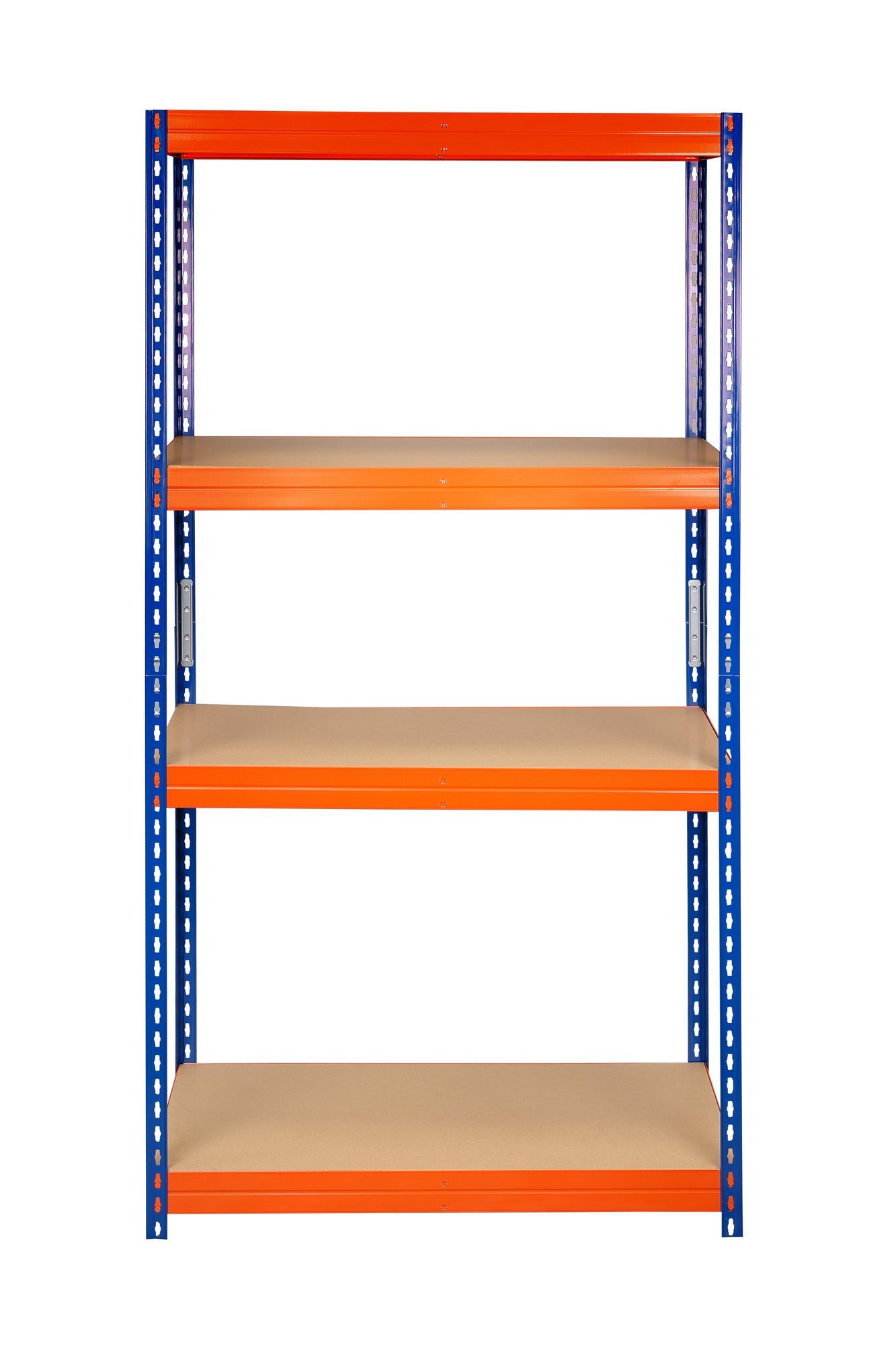 Regał magazynowy Rivet wym. 192x100x50 cm, 4 półki, 300 kg 1