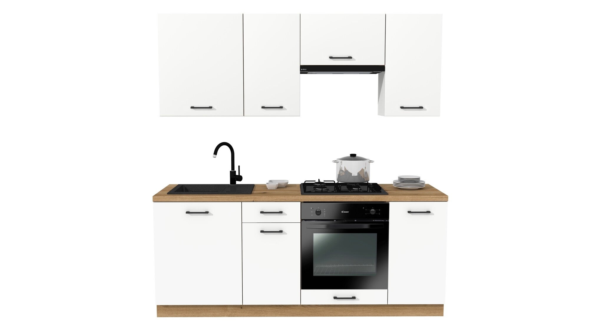 Front kuchenny do szafki z 3 szufladami Biały Platynowy 60x14, 60x28,4 cm x2 sztuki 1