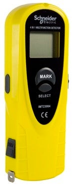 Detektor cyfrowy LCD drewno, metal, przewody pod napięciem 1