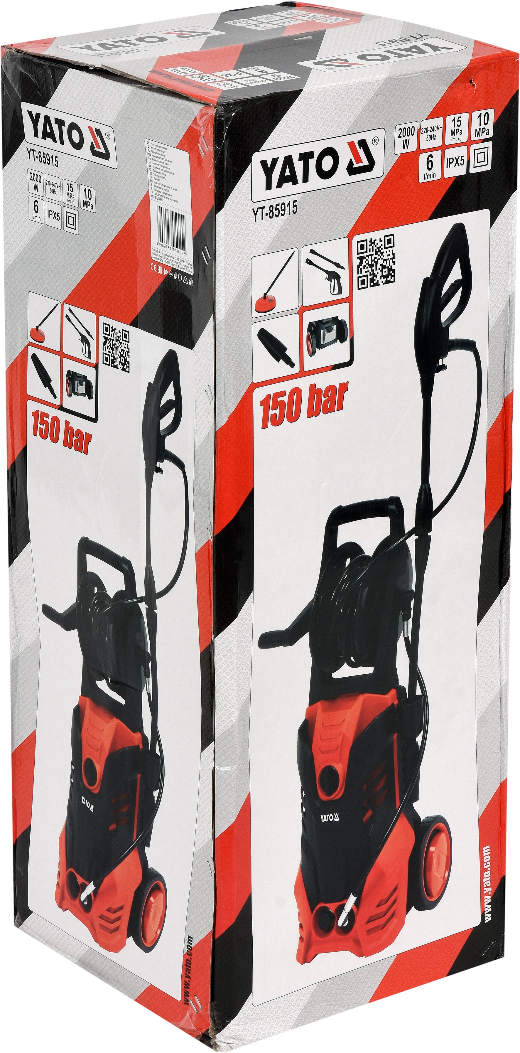 Myjka ciśnieniowa 2000 W YT85915 140 Bar TOYA 3