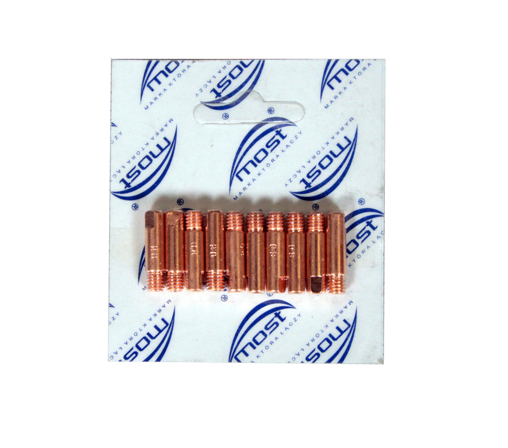 Końcówka prądowa M6x25 0,8 mm, 10 szt. 