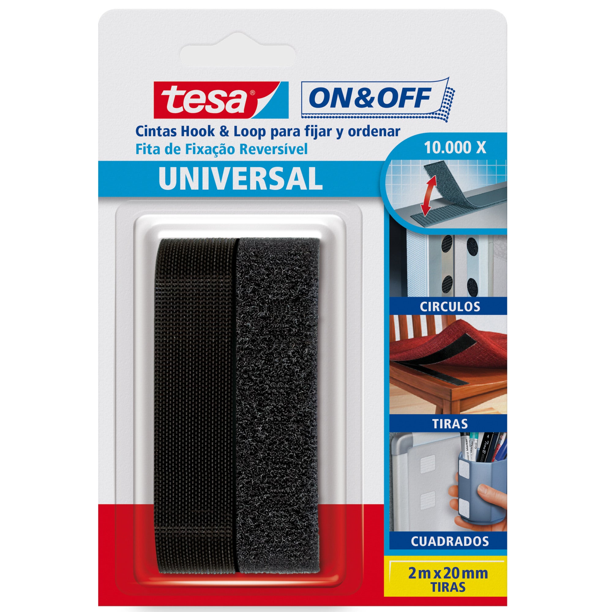 Rzep w taśmie ON&OFF biała 20mmx1m