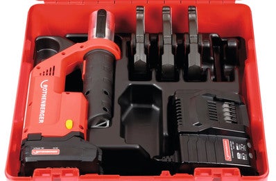 Zaciskarka hydrauliczna ROMAX Compact TT + szczęki M 15-22-28 mm 2