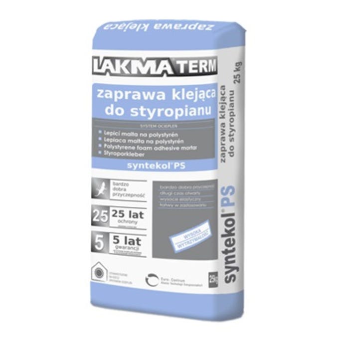 Zaprawa klejąca do styropianu Lakma Syntekol PS 25 kg