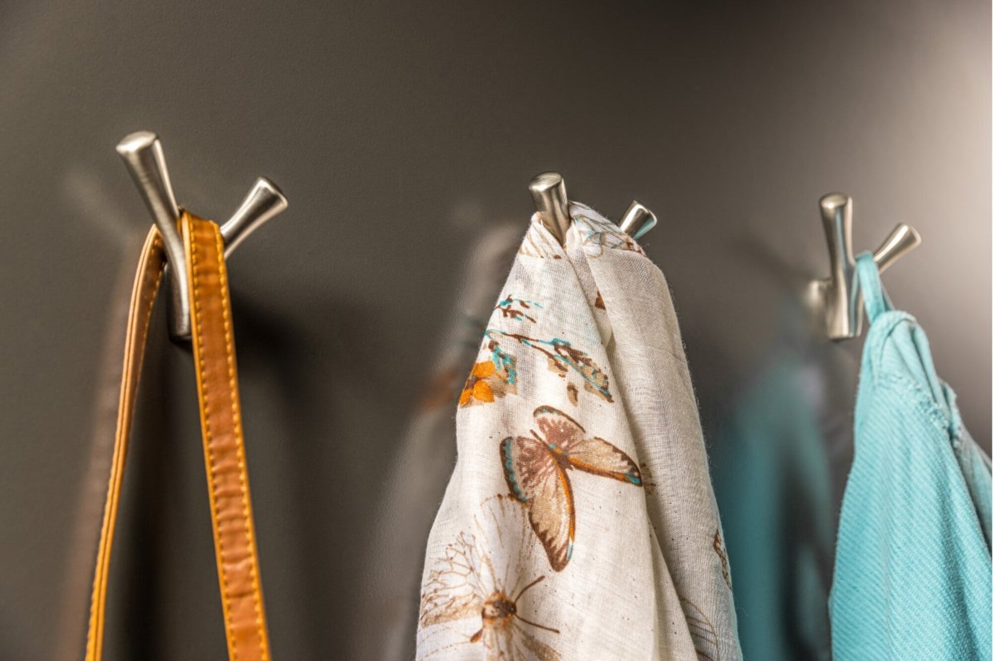 Wieszak podwójny stal szczotkowana 5