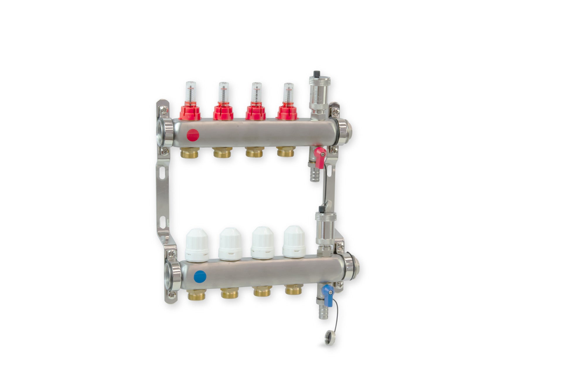 Rozdzielacz do ogrzewania podłogowego PHA-127, 4 obwody