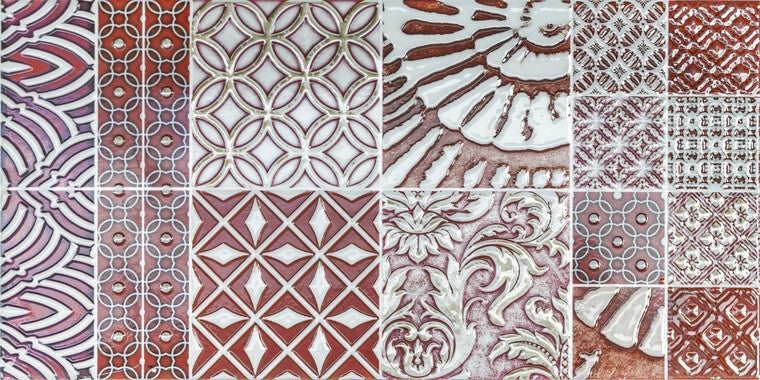 Dekor ścienny Rastro City Royal Red 60x30 cm gat.1