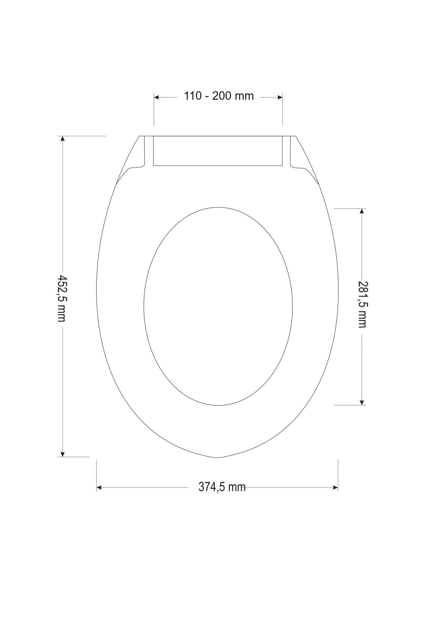 Deska WC Hydroland D1 Slim biała 5