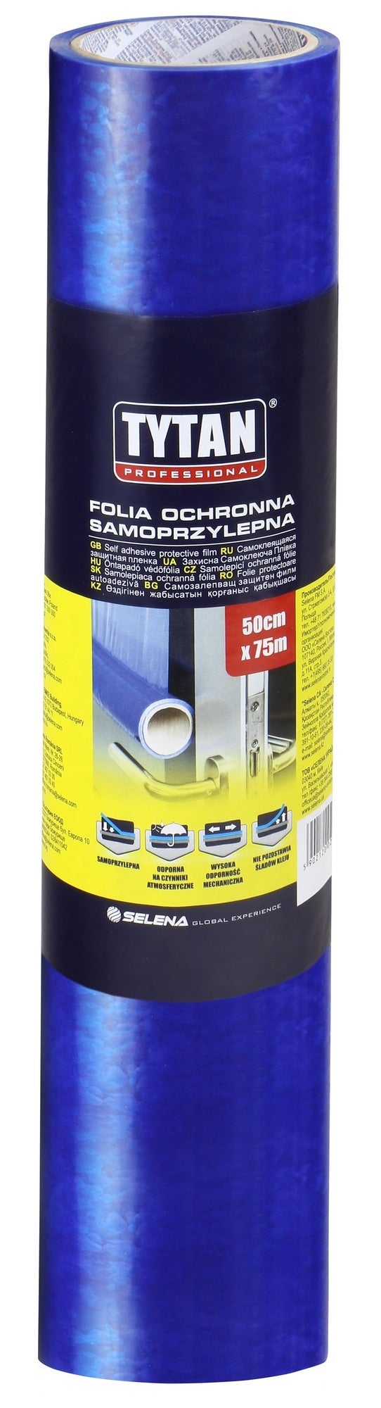 Folia ochronna samoprzylepna Tytan 0.50x75 m