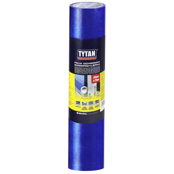 Folia ochronna samoprzylepna Tytan 0.50x75 m