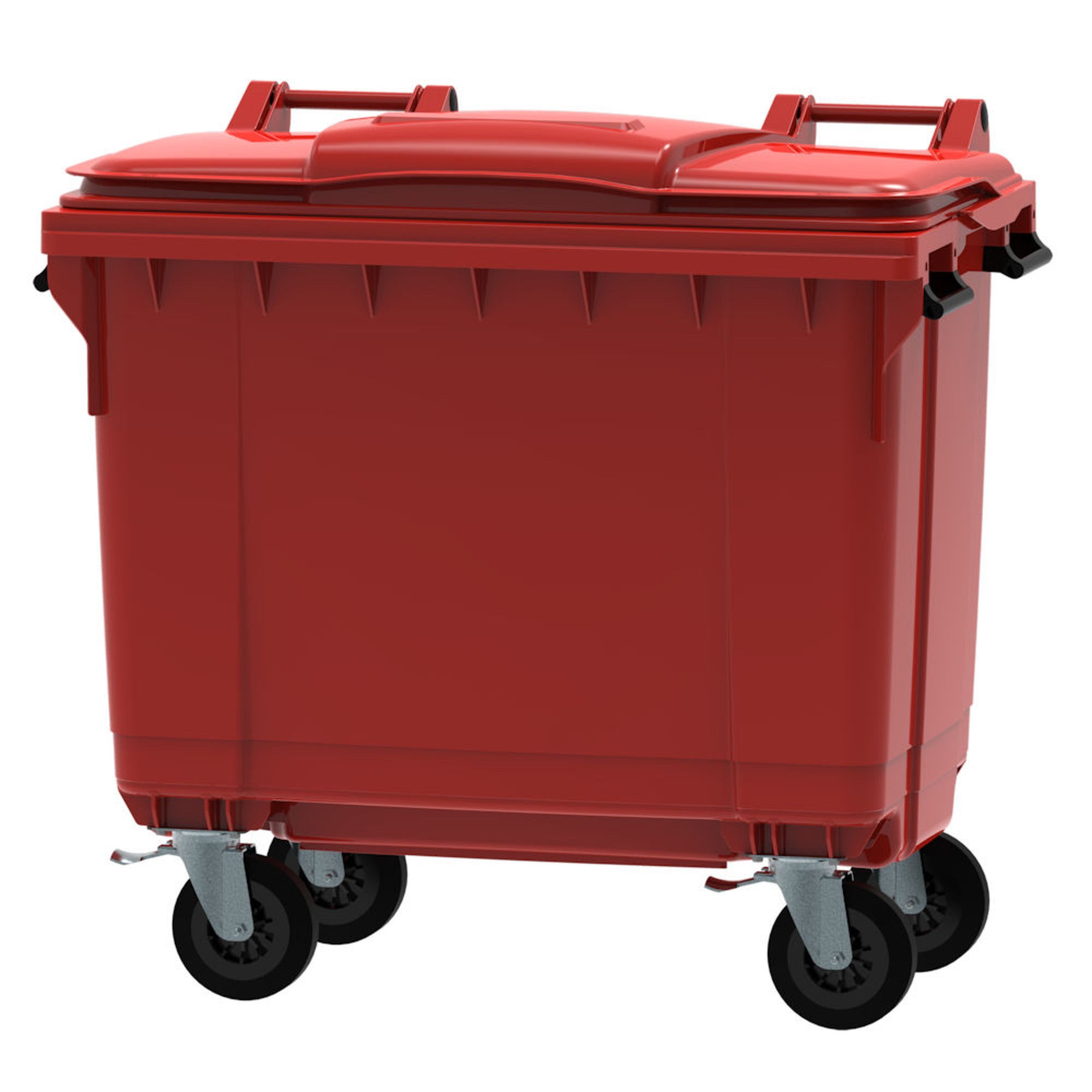 Pojemnik na odpady MGB, poj. 660L, czerwony