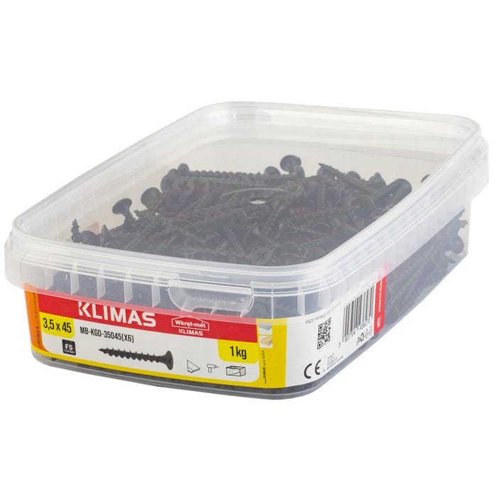 Wkręt do mocowania płyt g/k 3.5x45 mm 1kg