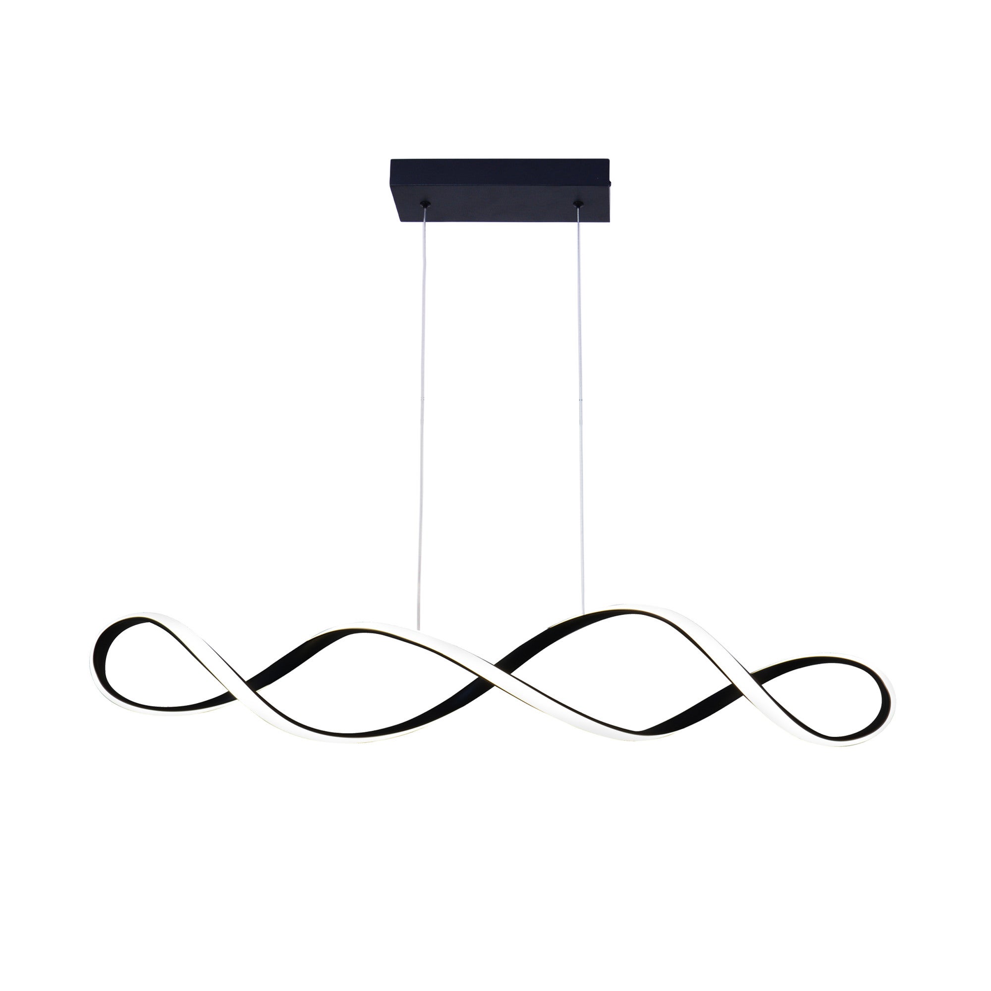 Lampa wisząca LED Infinito L 34W 5300lm czarna 2