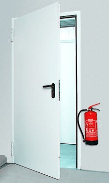 Drzwi przeciwpożarowe EI30 80 uniwersalne RAL 9002 1