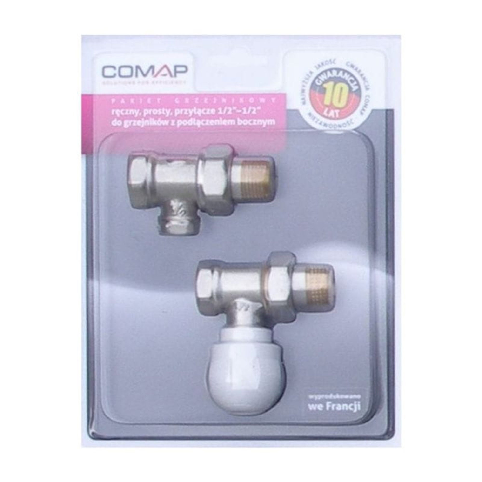 Pakiet grzejnikowy ręczny prosty 1/2"