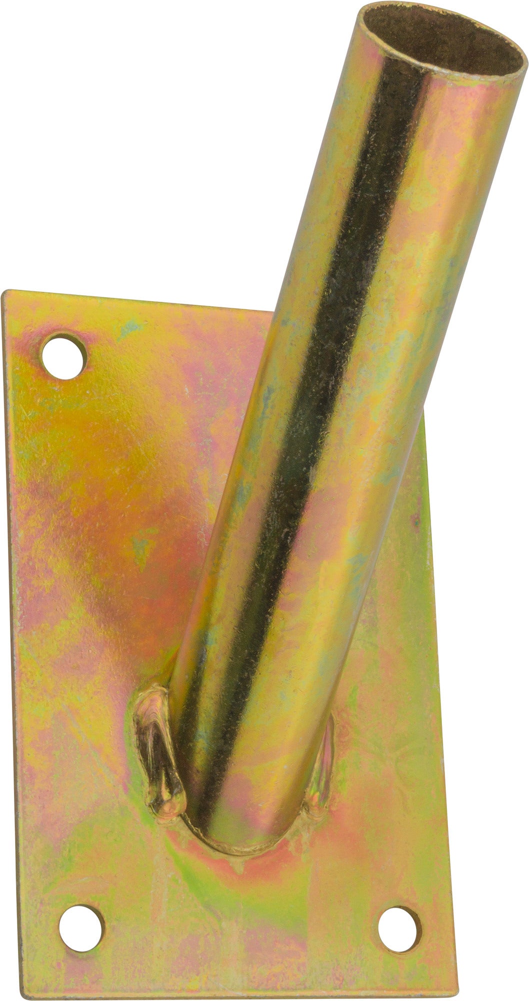 Uchwyt na flagę pojedynczy ocynk żołty 0