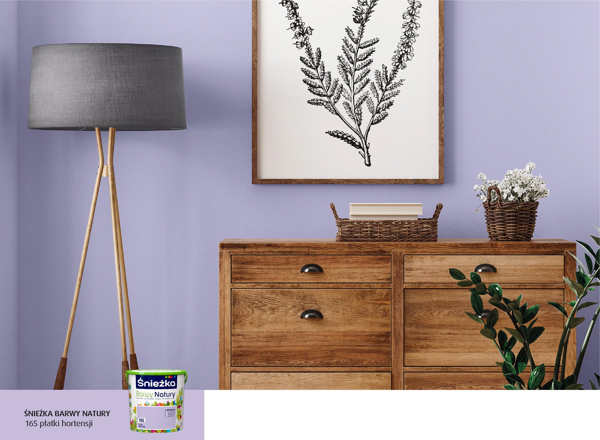 Farba Barwy Natury płatki hortensji 2,5l 1