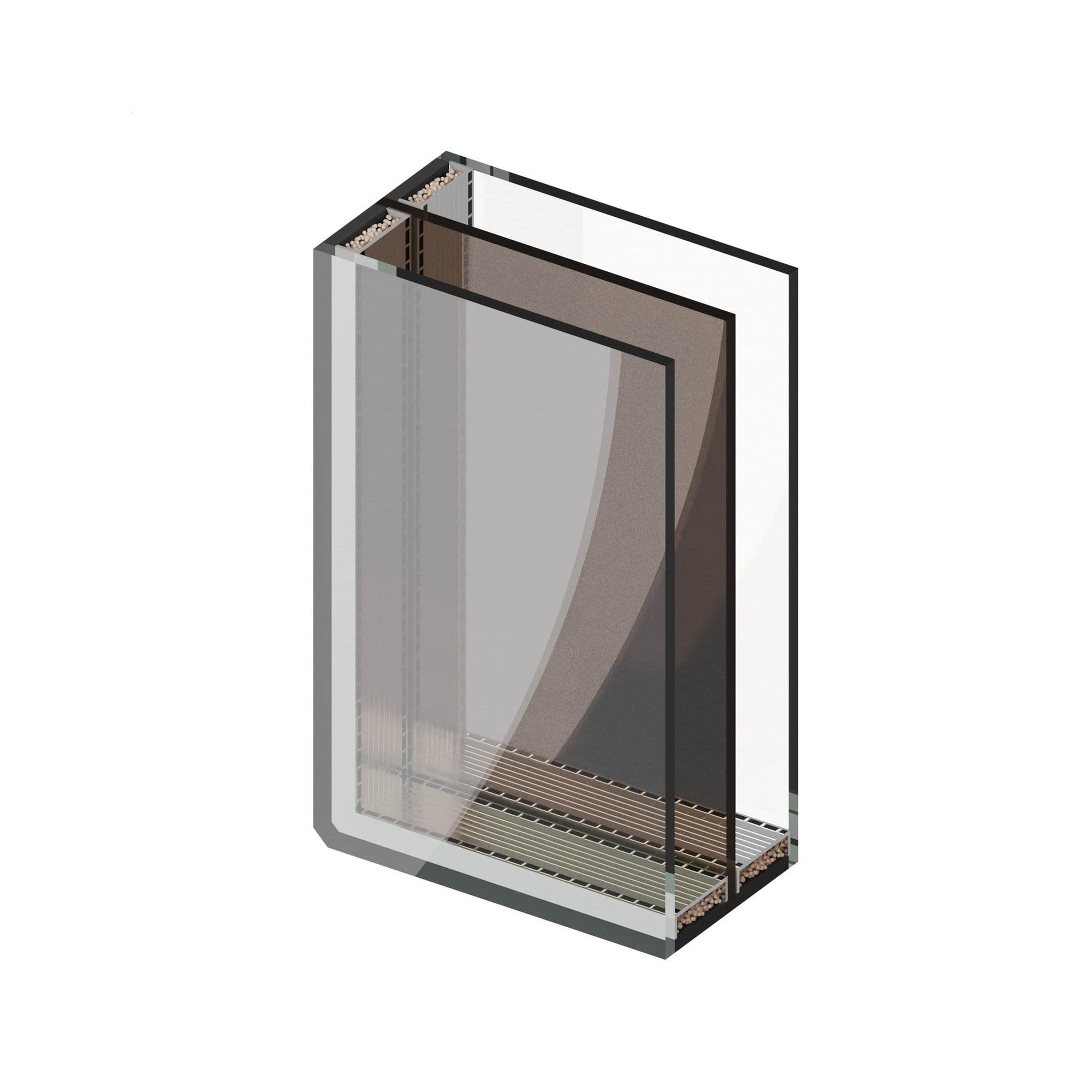 Drzwi stalowe BARCELONA szklone antracyt 90 lewe 6