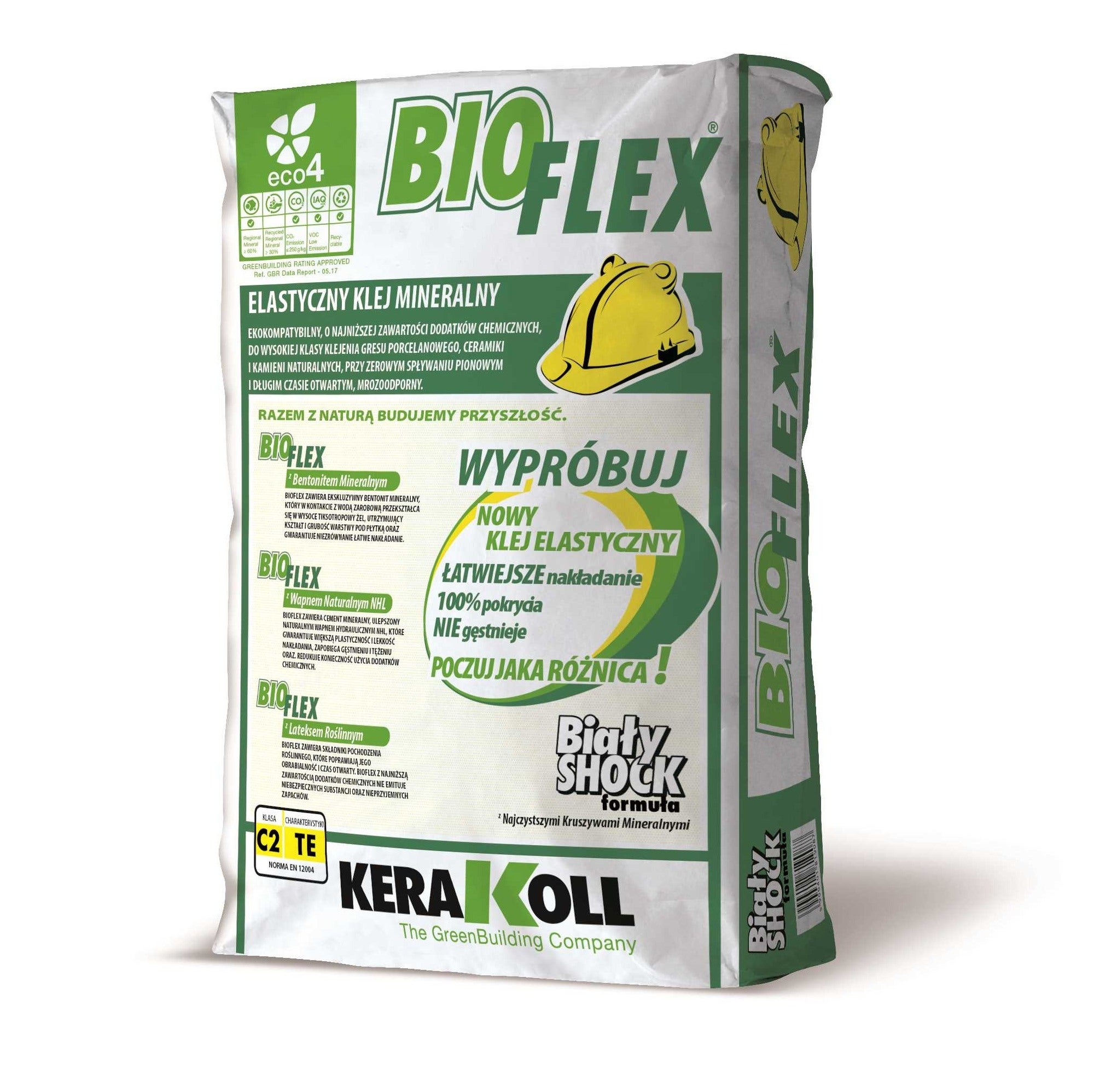 Zaprawa klejowa Bioflex Biały 25 kg 0