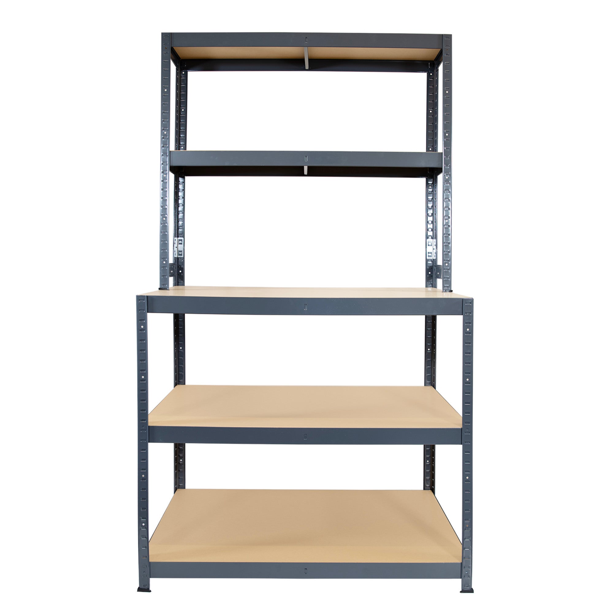 Regał magazynowy Multi wym. 180x100x30/60 cm, 5 półek, 200 kg 2