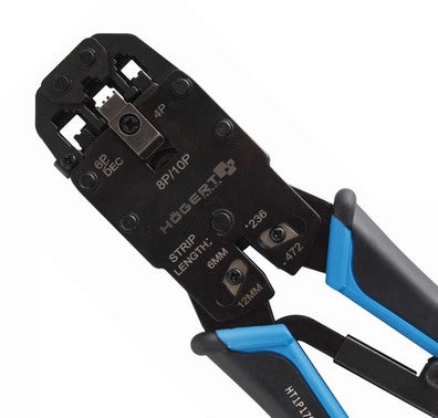 Szczypce do zaciskania końcówek telefonicznych 4P, 6P, 8P 1