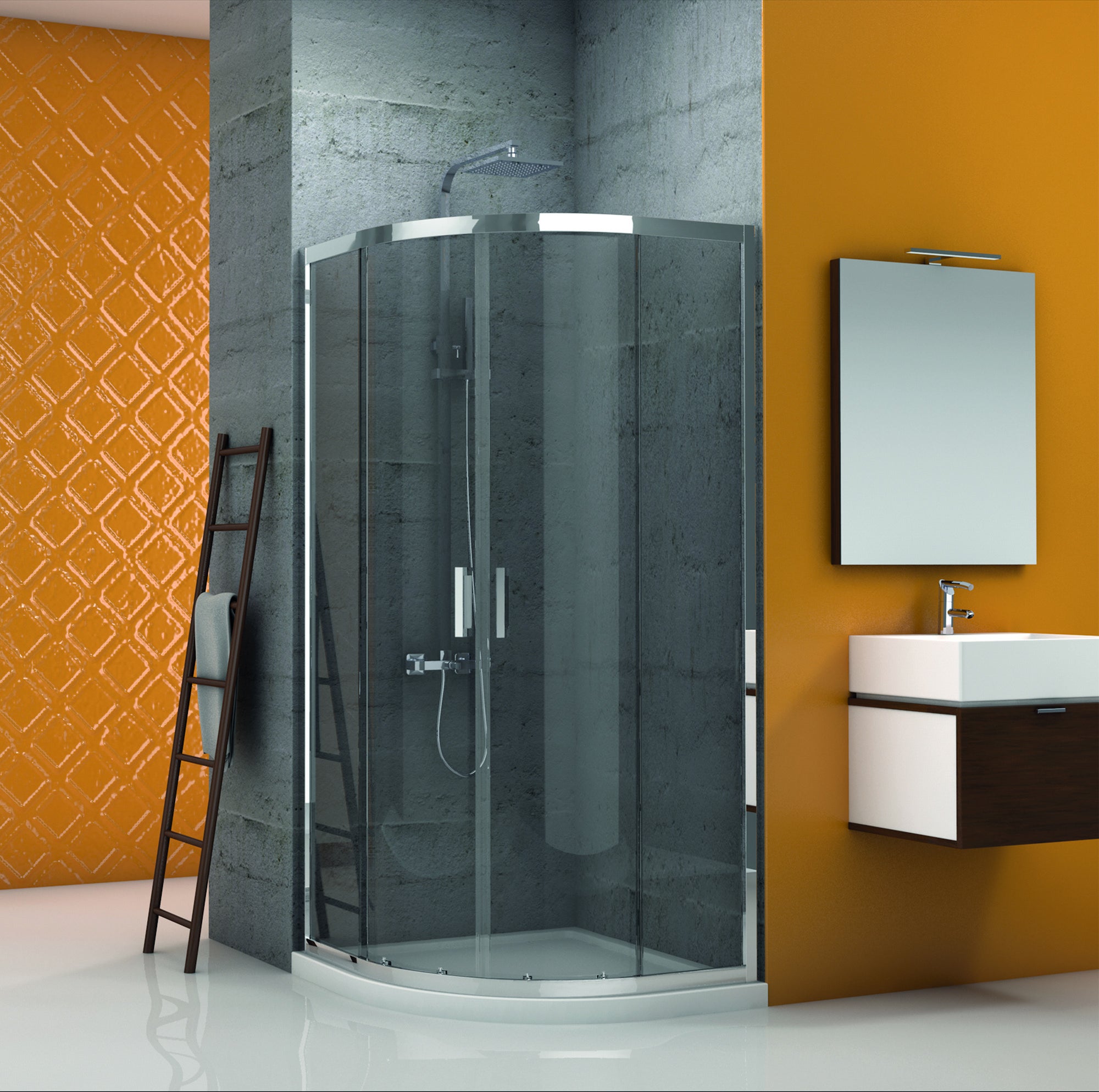 Kabina prysznicowa Kabri Stilo 90x90 cm BR-0150