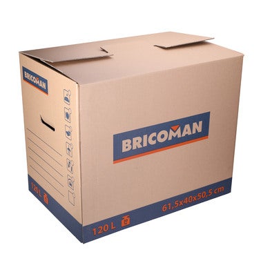 Karton przeprowadzkowy BRICOMAN 120L 60x40x50 cm