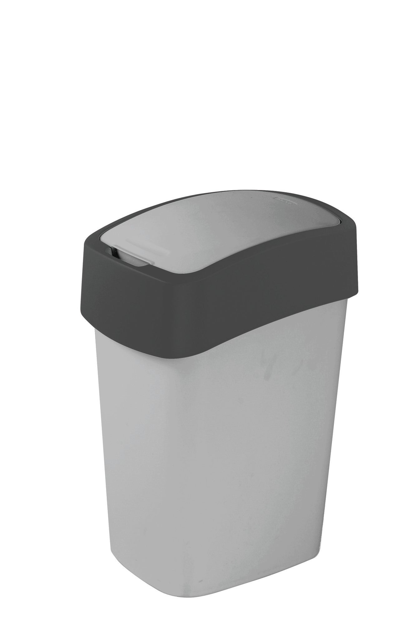 Kosz na śmieci FlIP BIN 10 l srebrny/grafitowy
