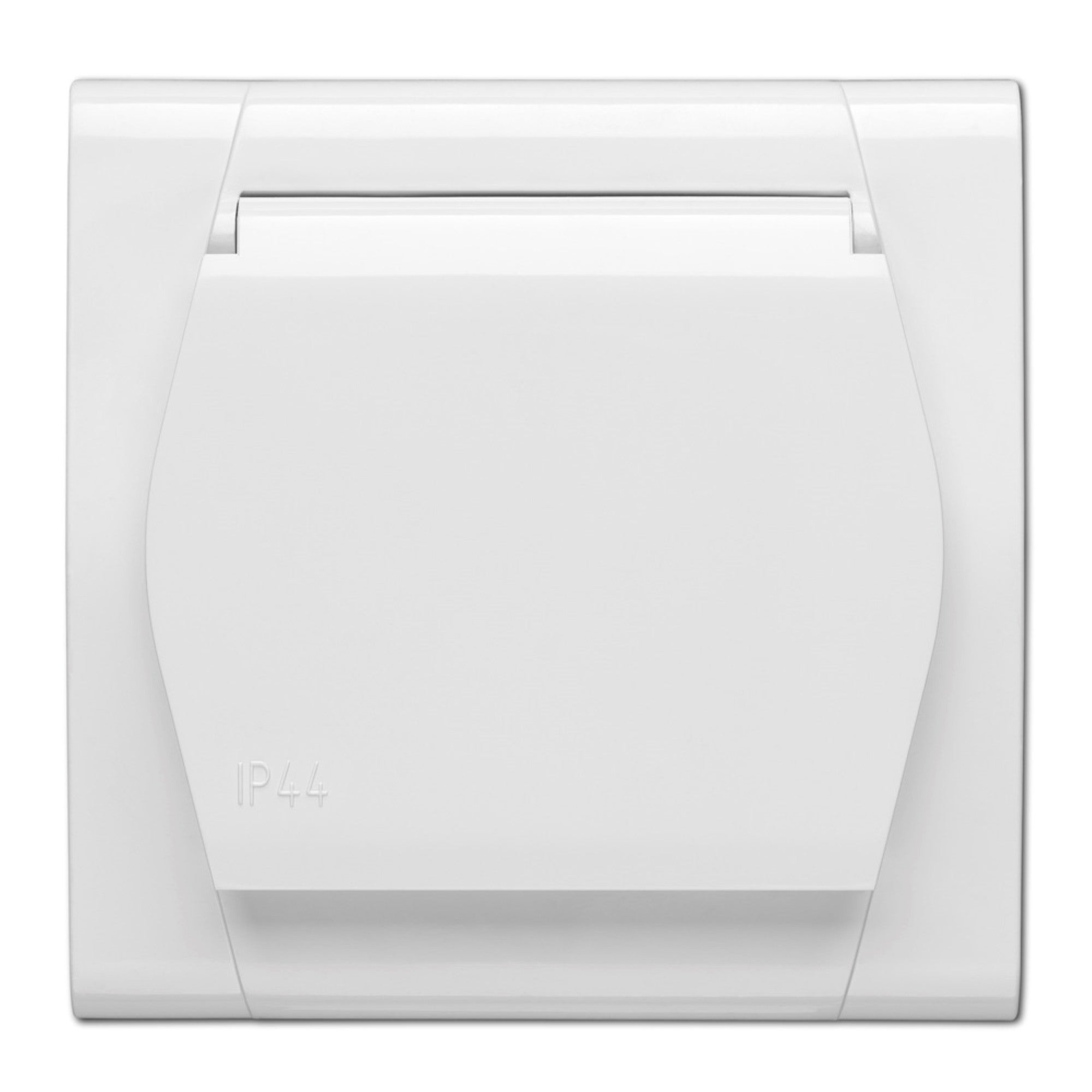 Festa biały gniazdo pojedyncze z uziemieniem IP44