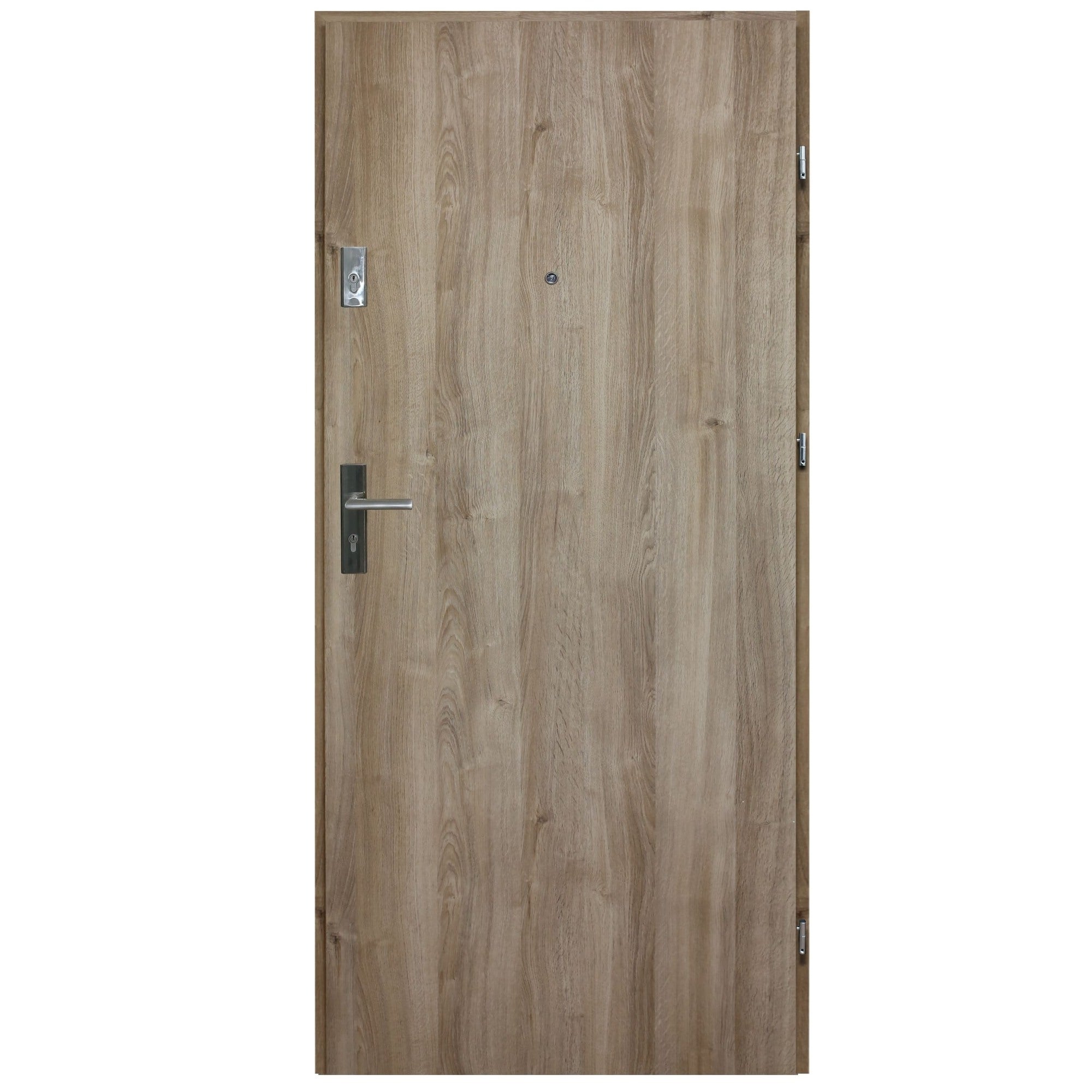 Drzwi wejściowe wewnątrzlokalowe Orion 90 cm lewe otwierane do wewnątrz dąb naturalny 0