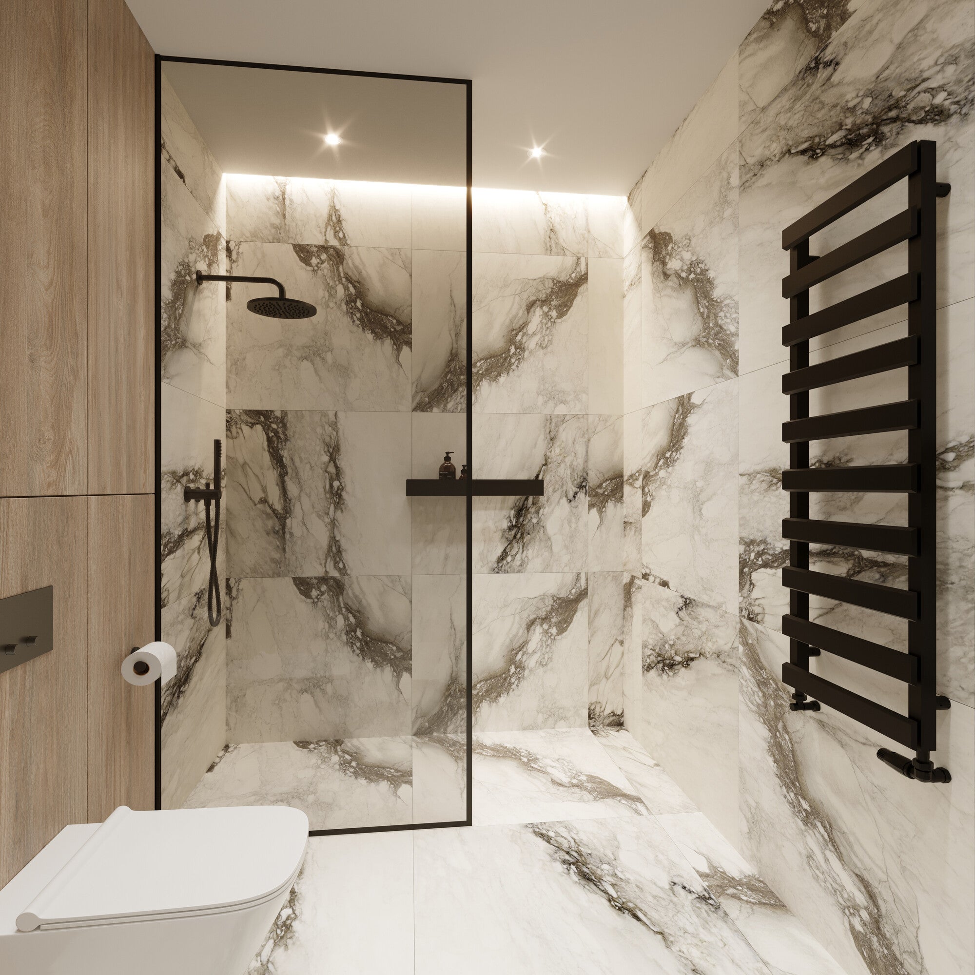 Grzejnik Scala New 84x40 cm, grafitowy 1