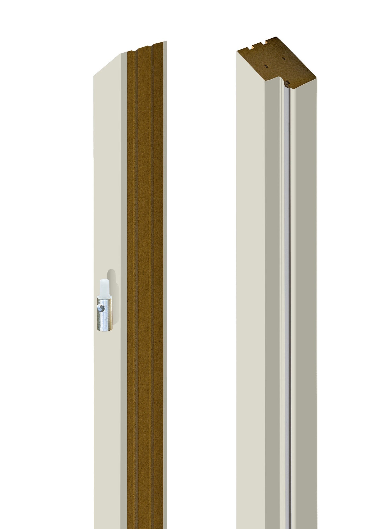 Baza lewa ościeżnicy stałej grau