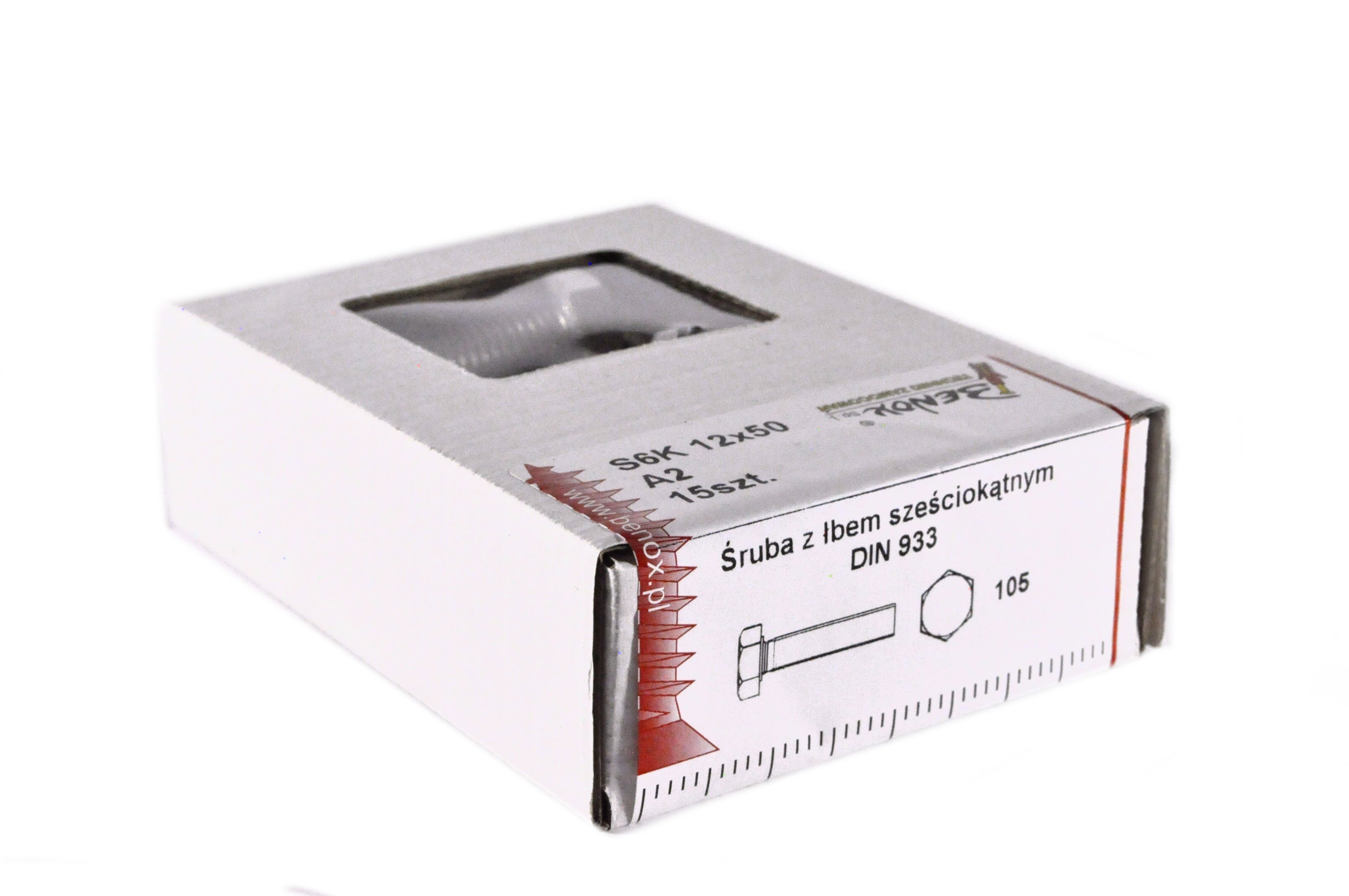 Śruba M12x50 mm DIN 935 (15 szt.) 1