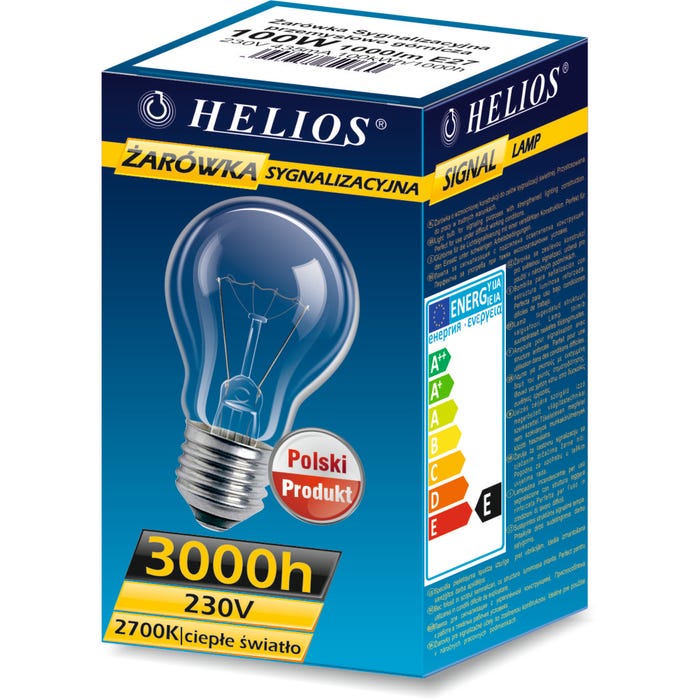 Żarówka sygnalizacyjna 100W E27 1000lm A55