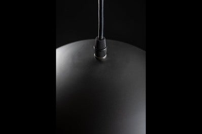 Oprawa sufitowa KATILU  1x E27, czarna, średnica 25cm, materiał metal 4