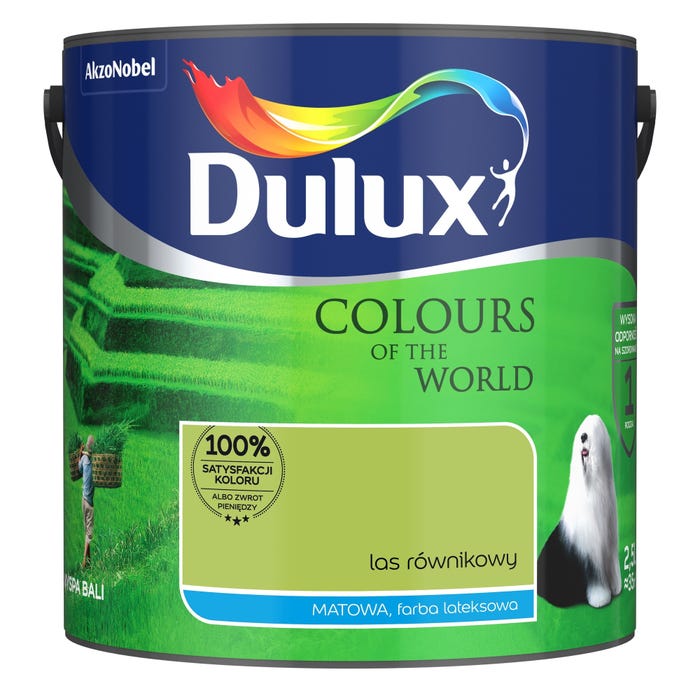Farba Dulux Kolory Świata las równikowy 2,5l