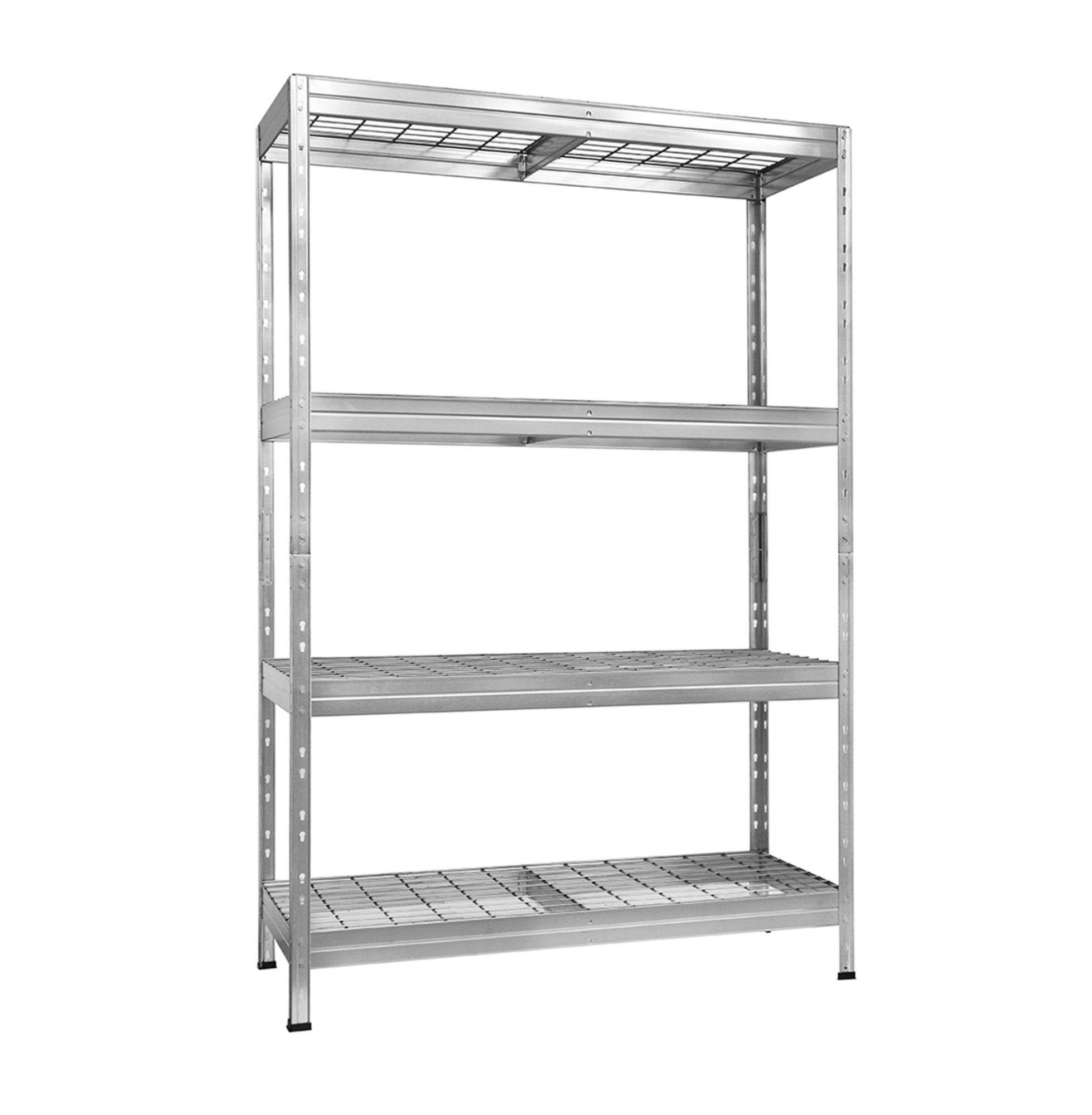 Regał magazynowy Wire Rivet wym. 180x120x45 cm, 4 półki, nośność 300 kg 2